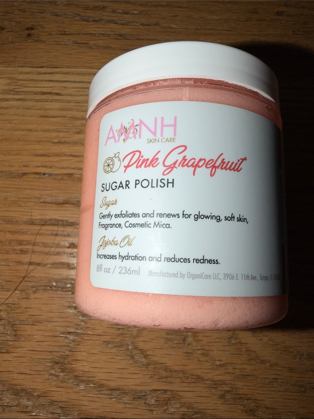 Pink Grapefruit Sugar Polish - Pink Exfoliating Body Scrub